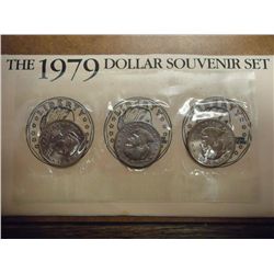 1979 P/D/S SBA DOLLAR SOUVENIR SET
