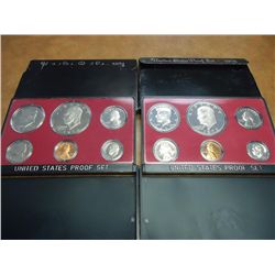 1973 & 1974 US PROOF SETS (WITH BOXES)