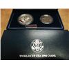 Image 1 : 1994 WORLD CUP 2 COIN  PROOF SET