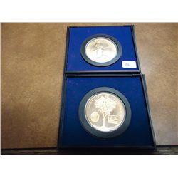 2 US MINT SET AMERICA'S 1ST MEDALS 1972 & 1975