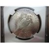 Image 2 : 1923-S PEACE SILVER DOLLAR NGC MS62