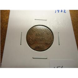 1922 CANADA ONE CENT KEY DATE