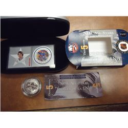 2001 CANADA STAMP AND MEDALLION NHL ALLSTARS SET