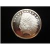 Image 1 : 1 OZ. FINE SILVER ROUND INDIAN