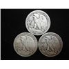 Image 2 : 1942-D,43 & 45 WALKING LIBERTY HALF DOLLARS