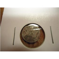 1761 RUSSIA SILVER  5 KOPEKS