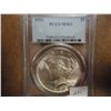 Image 1 : 1923 PEACE SILVER DOLLAR PCGS MS63