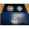 Image 2 : 1993 BILL OF RIGHTS 2 COIN PF SET BOTH ARE SILVER