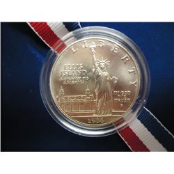 1986-P STATUE OF LIBERTY UNC SILVER DOLLAR