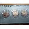 Image 1 : 1980 P/D/S SBA DOLLAR SOUVENIR SET