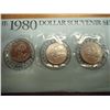 Image 2 : 1980 P/D/S SBA DOLLAR SOUVENIR SET