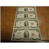 Image 1 : 1953,53-A,53-B AND 53-C $2 RED SEAL US NOTES