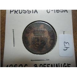 1869-C PRUSSIA 3 PFENNIG