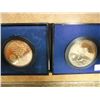 Image 1 : 2 US MINT AMERICAS 1ST MEDALS 1972 & 1975