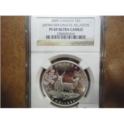2009 CANADA SILVER $5 NGC PF69 ULTRA CAMEO