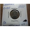 Image 1 : 1857 DENMARK 1/2 SKILLING