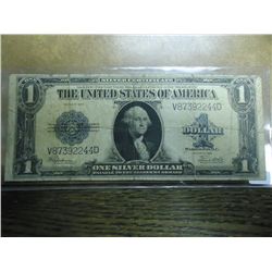 1923 LARGE SIZE $1 SILVER CERTIFICATE HORSE