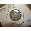 Image 1 : 1834 GREAT BRITAIN SILVER 1 1/2 PENCE