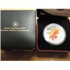 Image 1 : 2007 CANADA SILVER $5 MAPLE LEAF COLORIZED
