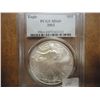 Image 1 : 2003 AMERICAN SILVER EAGLE PCGS MS69 SOME TONING