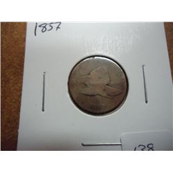 1857 FLYING EAGLE CENT