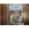 Image 1 : 1986 AMERICAN SILVER EAGLE PCGS MS68