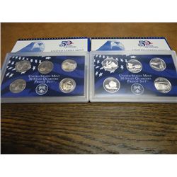 2005 & 2006 US 50 STATE QUARTERS PROOF SETS