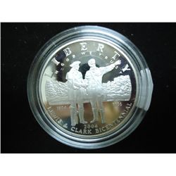 2004-P LEWIS & CLARK PF SILVER DOLLAR