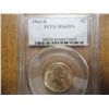 Image 1 : 1943-D 35% SILVER JEFFERSON WAR NICKEL PCGS MS65FS