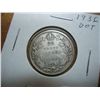 Image 1 : 1936 DOT CANADA SILVER 25 CENTS SEMI KEY
