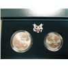 Image 1 : 1995 CIVIL WAR BATTLEFIELD 2 COIN UNC SET