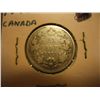 Image 1 : 1872-H CANADA SILVER 25 CENTS