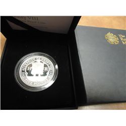 2009 UNITED KINGDOM HENRY VIII 5 POUND SILVER PF