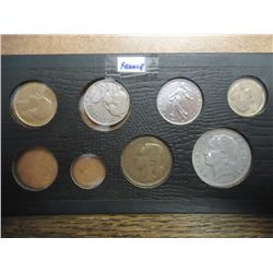 1949-1960 FRANCE COIN SET (AS SHOWN)
