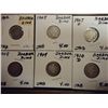 Image 1 : 1902,05,07-O,08,09 & 10-D BARBER DIMES
