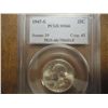 Image 1 : 1947-S WASHINGTON SILVER QUARTER PCGS MS66