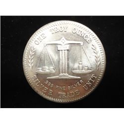 1 TROY OZ. .999 FINE SILVER TRADE UNIT