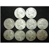 Image 1 : 10 ASSORTED 35% SILVER JEFFERSON WAR NICKELS