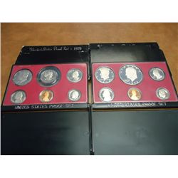 1978 & 1979 US PROOF SETS (WITH BOXES)