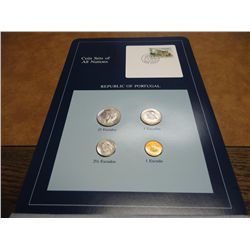 COIN SETS OF ALL NATIONS ''PORTUGAL" 4 COINS