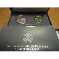 1991 MT. RUSHMORE 2 COIN PROOF SET