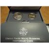 Image 1 : 1991 MT. RUSHMORE 2 COIN PROOF SET