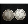 Image 1 : 1902-S & 1915-S BARBER HALF DOLLARS