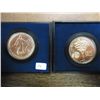 Image 1 : 2 US MINT AMERICAS 1ST MEDALS 1972 & 1974