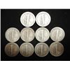 Image 2 : 10 ASSORTED 1930'S MERCURY DIMES