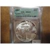 Image 1 : 1987 AMERICAN SILVER EAGLE ICG MS69