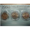 Image 2 : 1980 P/D/S SBA DOLLAR SOUVENIR SET