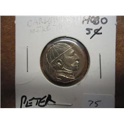 VINTAGE HOBO NICKEL "CARVED ON BUFFALO NICKEL"