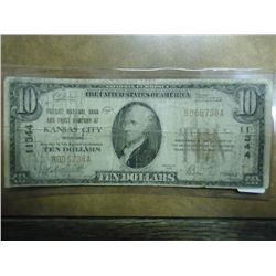 1929 TYPE I $10 NATIONAL CURRENCY FIDELITY
