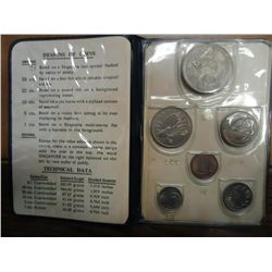 1968 SINGAPORE MINT SET 6 COINS